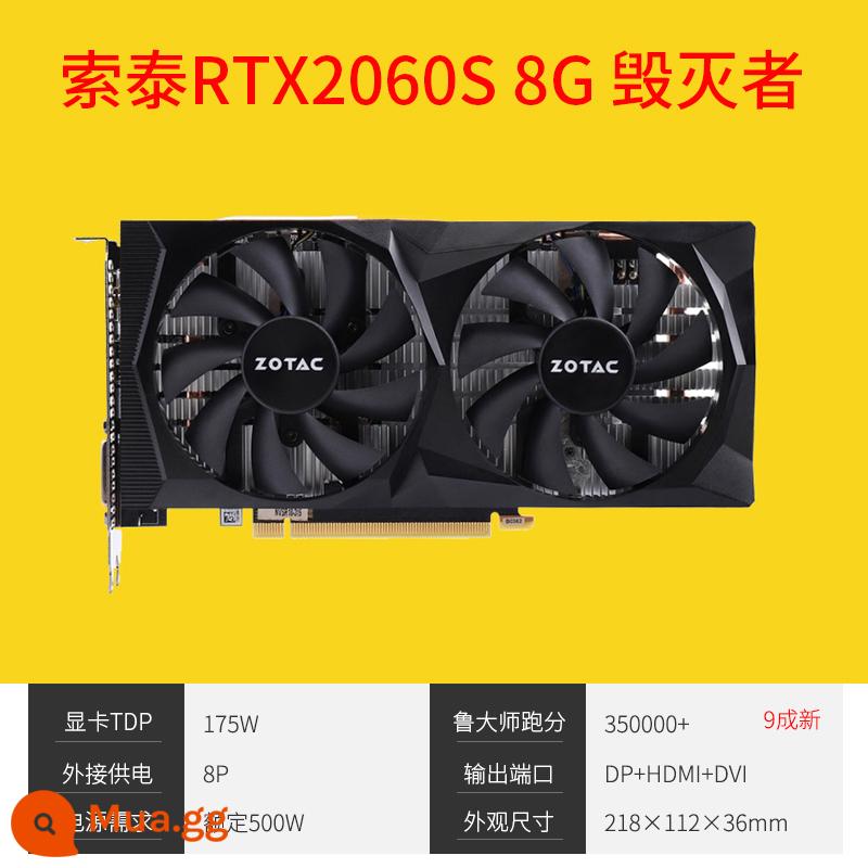 Card đồ họa tháo rời MSI/Colorful RTX2060 6G 2060S RTX2070S 8G 2080S - Kẻ hủy diệt Zotac RTX2060S 8G