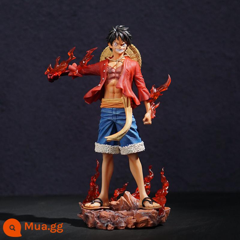 One Piece Tay Model Luffy Zoro Acero Sanji Doll Full Set Anime Món Quà Sinh Nhật Vật Trang Trí Búp Bê - Meteor Luffy/Cao khoảng 26cm (có thể thay đổi khuôn mặt)