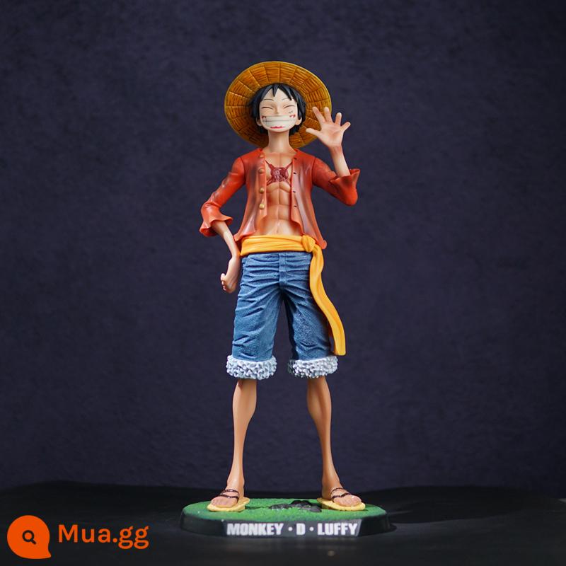 One Piece Tay Model Luffy Zoro Acero Sanji Doll Full Set Anime Món Quà Sinh Nhật Vật Trang Trí Búp Bê - Luffy cười lớn/Cao khoảng 40cm