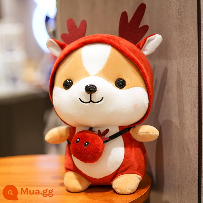 Dễ Thương Shiba Inu Áo Búp Bê Chú Chó Nhỏ Búp Bê Bạn Gái Bé Trai Gối Búp Bê Sang Trọng Đồ Chơi Quà Tặng 520 - Hóa thân thành phong cách sóc và nai sừng tấm