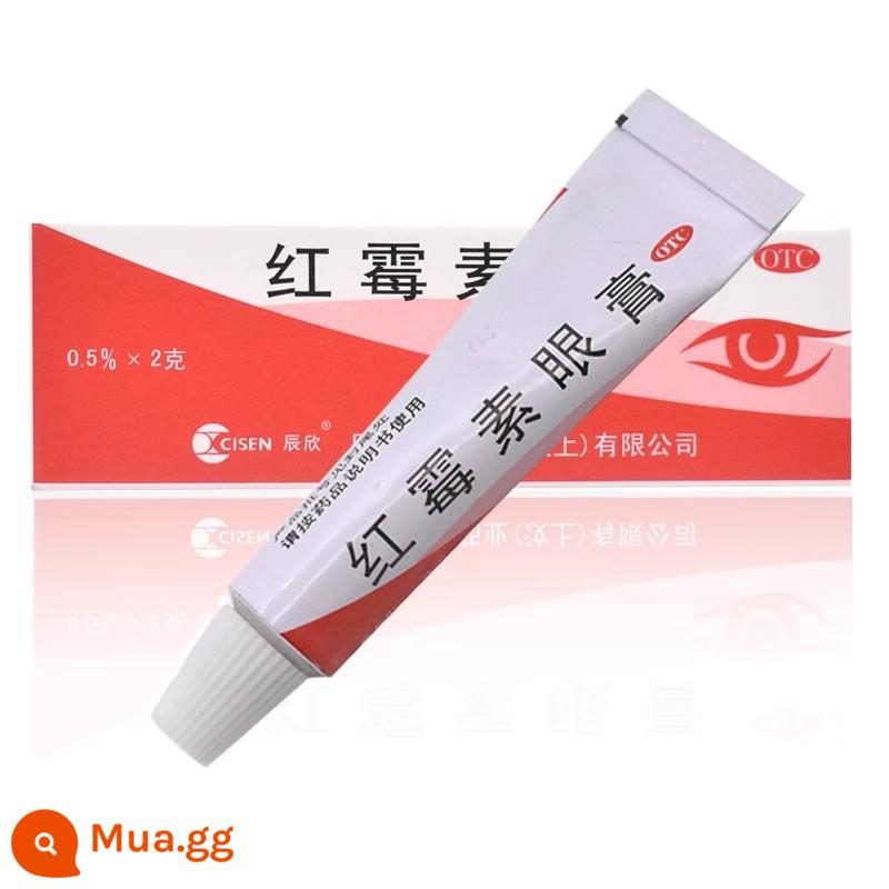 Thuốc mỡ mắt Erythromycin chính hãng Chenxin thuốc mỡ chính thức cửa hàng hàng đầu bệnh đau mắt hột viêm kết mạc mắt ngoài nhiễm trùng thuốc mỡ jy - 2g x 2 hộp Thuốc mỡ Erythromycin Thuốc mỡ mắt