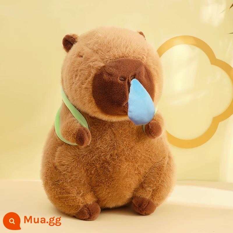 Capybara Snot Capybara Sang Trọng Đồ Chơi Trẻ Em Bé Gái Búp Bê Gấu Búp Bê Búp Bê Quà Tặng Sinh Nhật Mặt Dây Chuyền - Búp bê sổ mũi Capybara [Có ba lô] 45cm