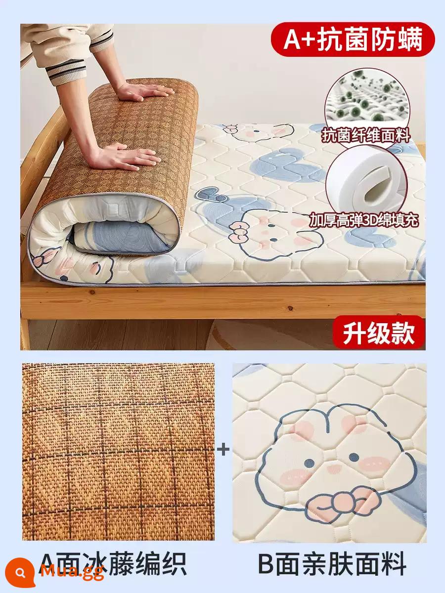 Nệm cao su đệm ký túc xá sinh viên giường đơn nệm chiếu tatami xốp cho thuê thảm đặc biệt đệm ngủ - Nệm Love Rabbit = 3.5cm- (A+ kháng khuẩn và chống mạt) có thể sử dụng được 2 mặt