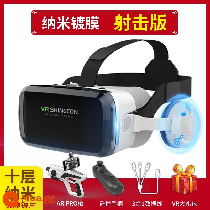 Qianhuan Magic Mirror Kính VR thế hệ thứ 10 thực tế ảo điện thoại di động Kính 3D chuyên dụng VR máy đa năng AR Eyes VR thông minh - Mẫu Bluetooth Qianhuan [Phiên bản chụp Nano] phiên bản giới hạn giá đặc biệt