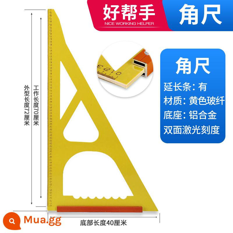 Di Động Cưa Cắt Tấm Đáy Chế Biến Gỗ Đá Cẩm Thạch Đặc Biệt Đế Máy Khung Xe Có Thể Điều Chỉnh Quy Mô Cắt Tấm Ủng Hộ - Thước tam giác 700 epoxy