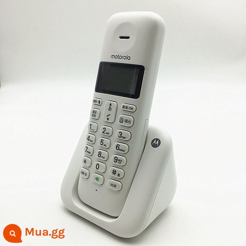 MotorolaT301C điện thoại không dây kỹ thuật số văn phòng điện thoại cố định nhà di động máy phụ cố định máy độc lập - Phiên bản độc lập t301c màu trắng