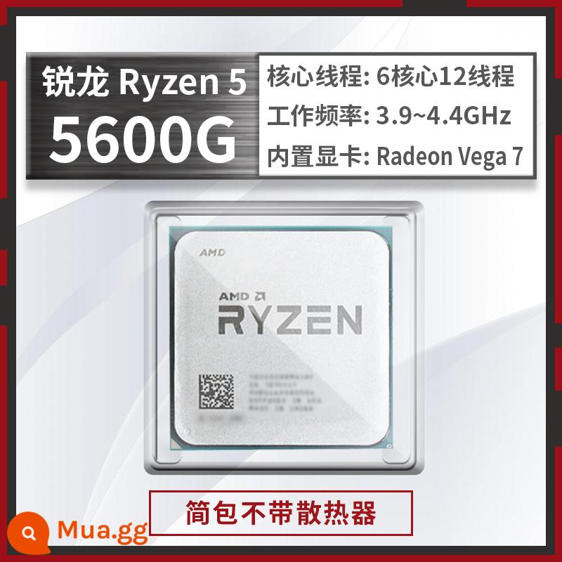 AMD Ryzen R7 7500F 5700G 5500 R9 5900X bộ xử lý máy tính chip CPU đóng hộp mới - Ryzen R5 5600G [Chip rời mới]