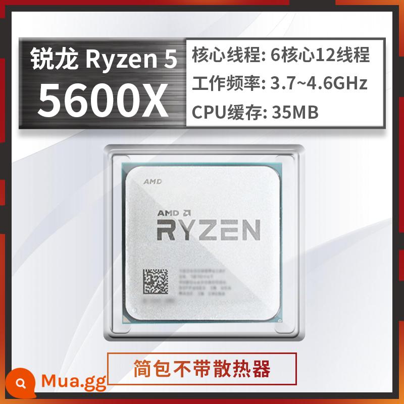 AMD Ryzen R7 7500F 5700G 5500 R9 5900X bộ xử lý máy tính chip CPU đóng hộp mới - Ryzen R5 5600X [Chip rời mới]