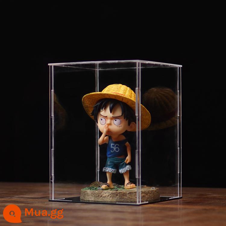 One Piece Tay Model Luffy Zoro Acero Sanji Doll Full Set Anime Món Quà Sinh Nhật Vật Trang Trí Búp Bê - Luffy thời thơ ấu/Cao khoảng 13cm