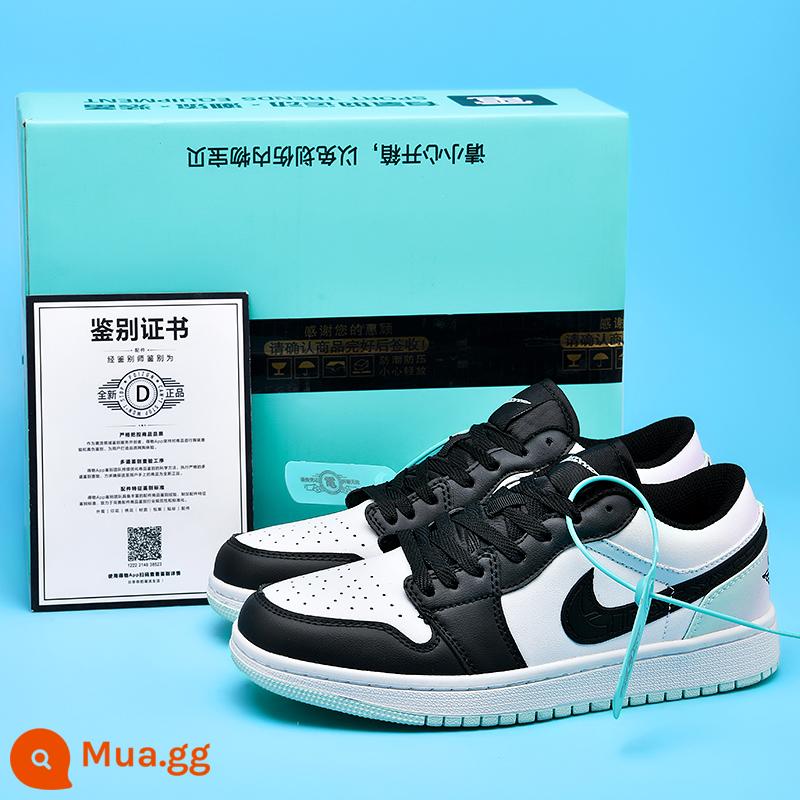 Putian Authentic aj1 low-top bồ hóng chính thức cửa hàng hàng đầu trang web chính thức aj giày nam giày thể thao nữ Putian cổ thấp - Dunk Little Tiffany [Quà Tặng Bộ ba hộp độc dược]