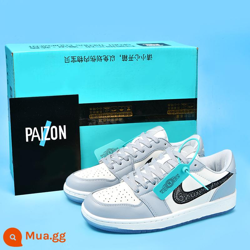 Putian Authentic aj1 low-top bồ hóng chính thức cửa hàng hàng đầu trang web chính thức aj giày nam giày thể thao nữ Putian cổ thấp - aj1 Dior [Miễn phí! Bộ ba món hộp độc]