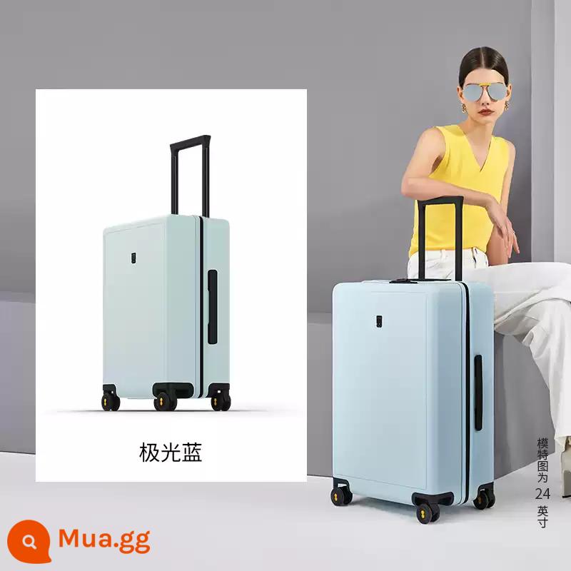 Vali kéo Horizon 8 nam Vali lên máy bay sức chứa lớn 24 inch Vali mật khẩu vali nữ 20 inch - Màu xanh cực quang