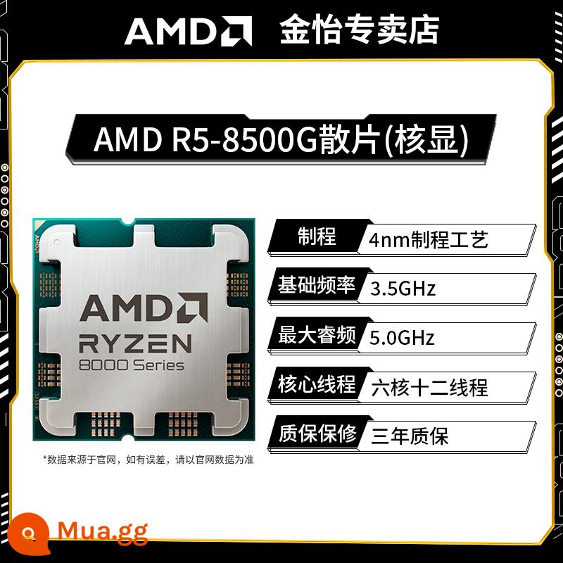 AMD7500F/7800X3D/7900X/7950X3D/8600G/8700G đóng hộp CPU đơn7000 - Chip rời R5 8500G