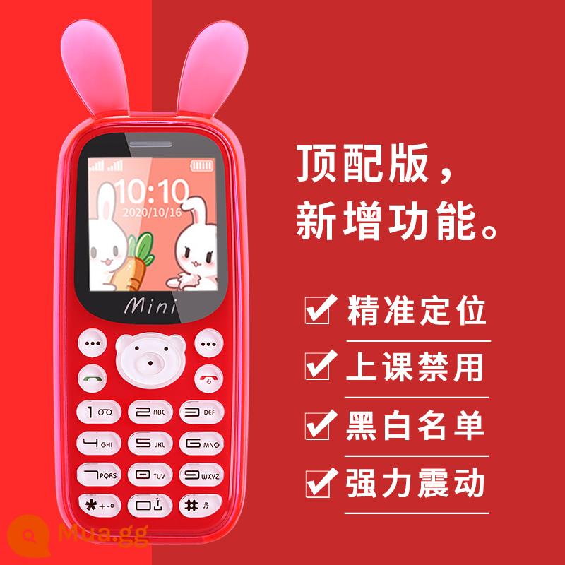 [Chính thức Flagship] Điện thoại di động mini Netcom 4G đầy đủ dành cho trẻ em và học sinh. Điện thoại hoạt hình dễ thương dành cho học sinh cấp 2 và cấp 3 cai nghiện Internet. Điện thoại dành cho người già không thông minh. Người già chỉ có thể gọi và nhận cuộc gọi. - Peppa Pig [Đỏ] Phiên bản nâng cấp