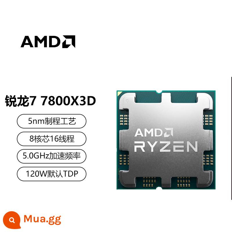 Các chip rời được đóng hộp AMD Ryzen 7500F/7600X/7700X/7700/7800X3D/7900X/7950X - AMD R7 7800X3D chip rời mới