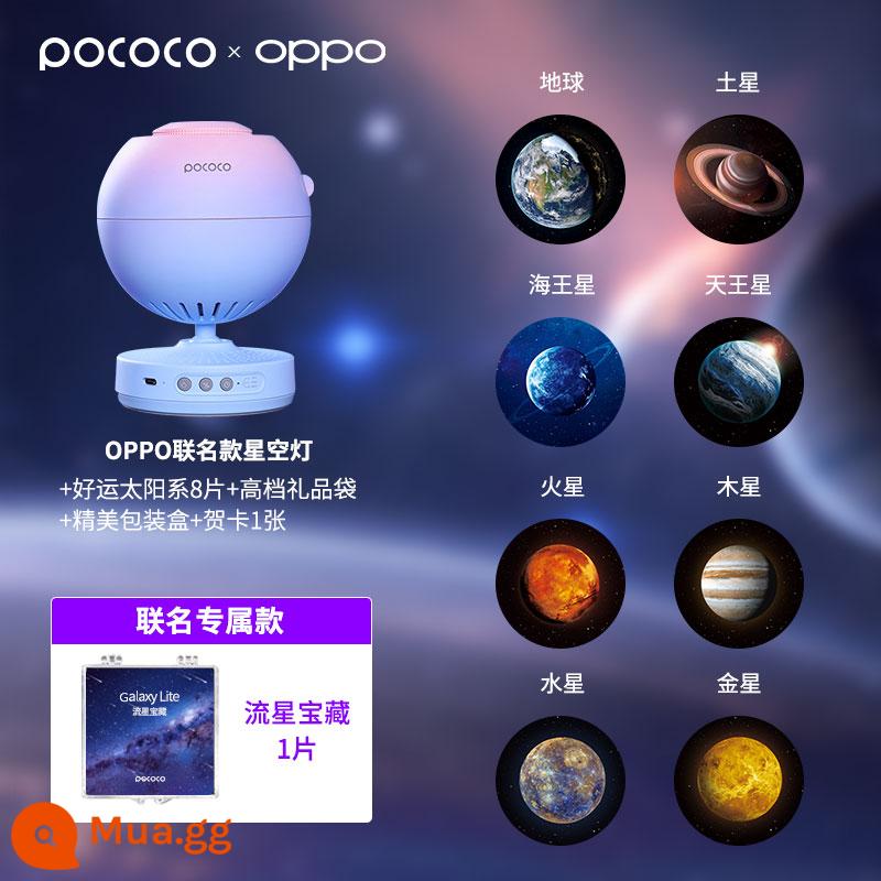 POCOCO Bầu Trời Đầy Sao Đèn Galaxy Đèn Máy Chiếu Bầu Trời Đầy Sao Trần Môi Trường Xung Quanh Đèn Sinh Nhật Quà Tặng Giáng Sinh Xưng Tội Ngủ Đèn Ngủ - Màu gradient chung + hệ mặt trời 8 miếng