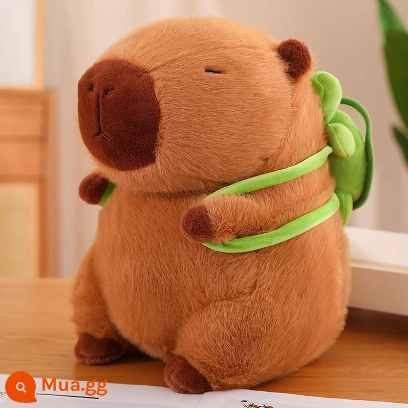 Capybara Snot Capybara Sang Trọng Đồ Chơi Trẻ Em Bé Gái Búp Bê Gấu Búp Bê Búp Bê Quà Tặng Sinh Nhật Mặt Dây Chuyền - ✅ Capybara ngồi 25 cm (có ba lô) ✅