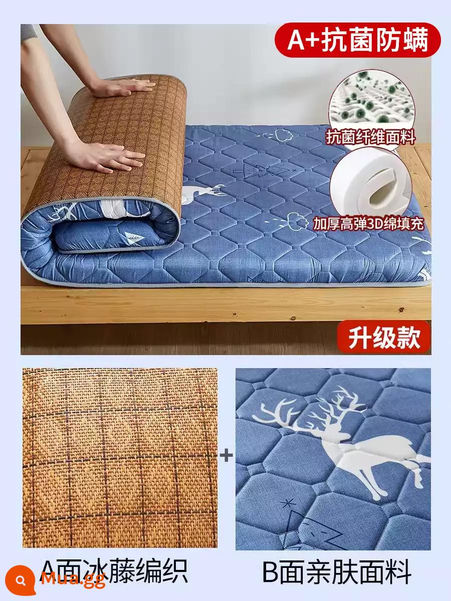 Nệm cao su đệm ký túc xá sinh viên giường đơn nệm chiếu tatami xốp cho thuê thảm đặc biệt đệm ngủ - Nệm Elk=3.5cm-(A+kháng khuẩn, chống mạt) có thể sử dụng được cả 2 mặt