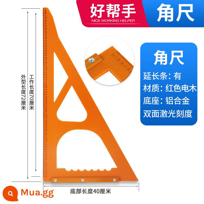 Di Động Cưa Cắt Tấm Đáy Chế Biến Gỗ Đá Cẩm Thạch Đặc Biệt Đế Máy Khung Xe Có Thể Điều Chỉnh Quy Mô Cắt Tấm Ủng Hộ - Thước tam giác Bakelite 700