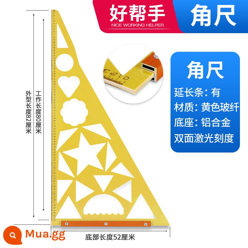 Di Động Cưa Cắt Tấm Đáy Chế Biến Gỗ Đá Cẩm Thạch Đặc Biệt Đế Máy Khung Xe Có Thể Điều Chỉnh Quy Mô Cắt Tấm Ủng Hộ - Thước tam giác 800 epoxy