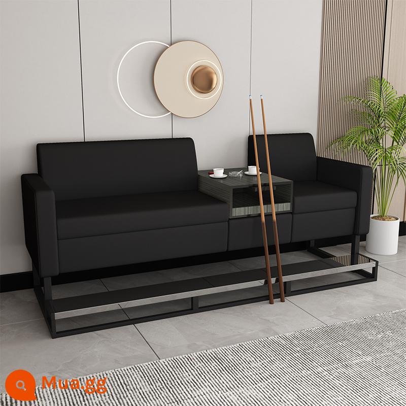 Ghế xem bóng,ghế sofa bi-a,ghế xem bóng,phòng chơi bi-a,ghế xem bóng,ghế sofa đặc biệt phòng bi-a,ghế sofa phòng bi-a - Bàn cà phê tủ đen ba người 1S