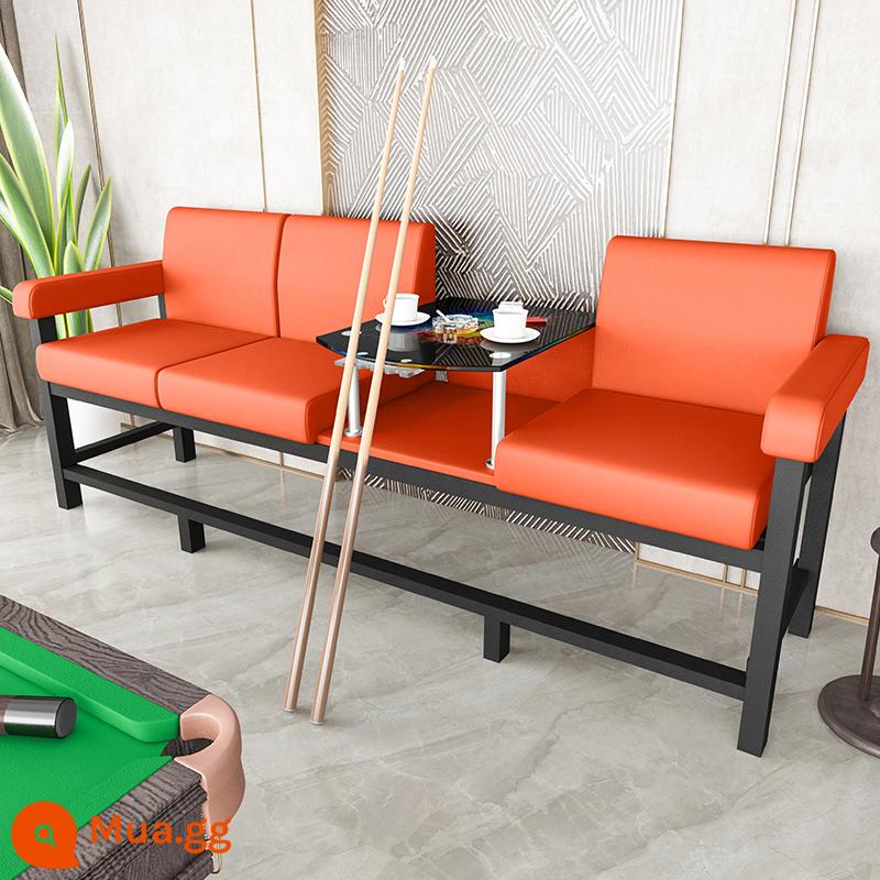 Ghế xem bóng,ghế sofa bi-a,ghế xem bóng,phòng chơi bi-a,ghế xem bóng,ghế sofa đặc biệt phòng bi-a,ghế sofa phòng bi-a - Bộ ba màu cam số 1