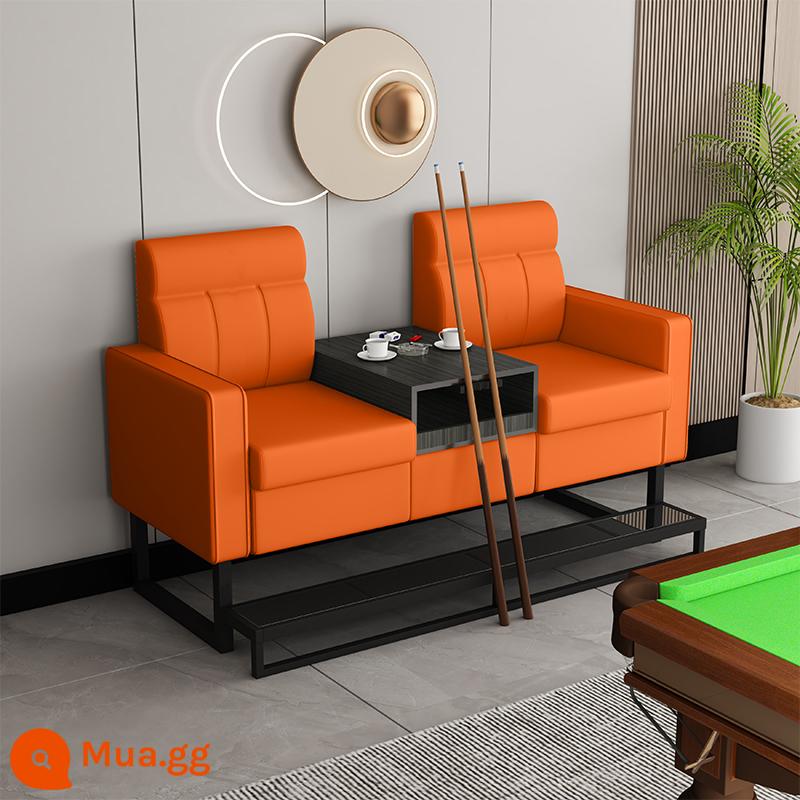 Ghế xem bóng,ghế sofa bi-a,ghế xem bóng,phòng chơi bi-a,ghế xem bóng,ghế sofa đặc biệt phòng bi-a,ghế sofa phòng bi-a - 2S màu cam đôi