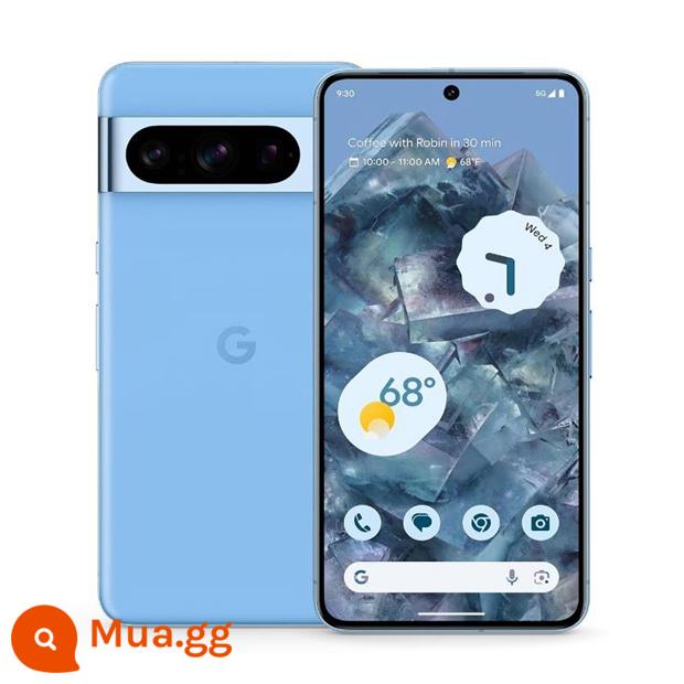 Google Google Pixel 8Pro Pixel8 pixel8 pro Điện thoại Android gốc thế hệ thứ tám của Google - Pixel 8Pro Gulf Blue [Bản gốc đã mở khóa tại Hoa Kỳ]