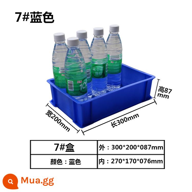 các bộ phận hộp doanh thu hộp chất liệu hộp vít hộp phụ kiện hộp nhựa hộp thực phẩm hộp phần cứng hộp công cụ hộp màu xanh - Xanh lam 7#300*200*87 Màu xanh lam mặc định yêu cầu nhận xét màu trắng