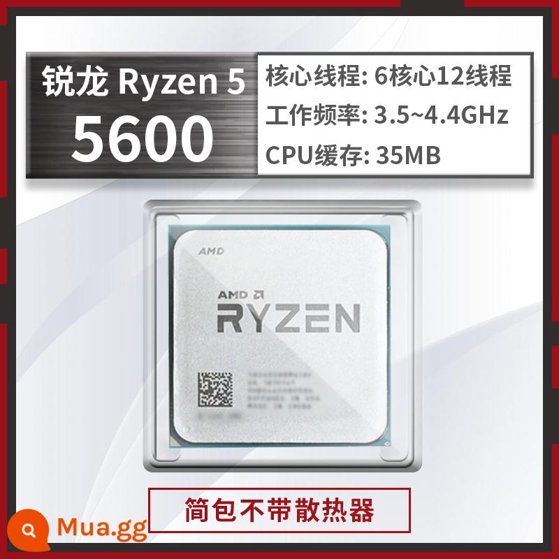 AMD Ryzen R7 7500F 5700G 5500 R9 5900X bộ xử lý máy tính chip CPU đóng hộp mới - Ryzen R5 5600 [Chip rời mới]