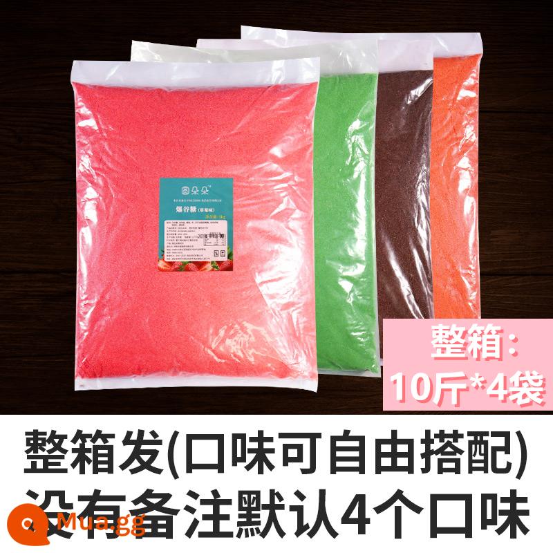 Kẹo bỏng ngô tròn hương vị kẹo kẹo cầu vồng hương dâu tây hương việt quất hương dưa đỏ hương cam ngọt ngào 10 pounds - hộp kẹo trái cây 40kg