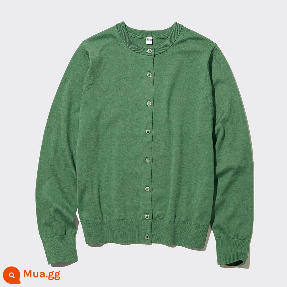 Áo Cardigan Nữ Uniqlo Cổ Tròn (Dài Tay Xuân Mới Năm Mới Màu Đỏ) 454764 UNIQLO - 53 cỏ xanh