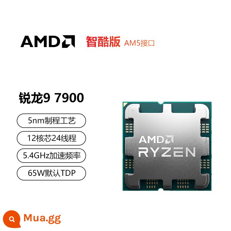 Hộp mới AMD 7000 series/8000 series 8700G/8600G/7950X/7800X3D/7500F - AMD Ryzen R9 7900 chip mới