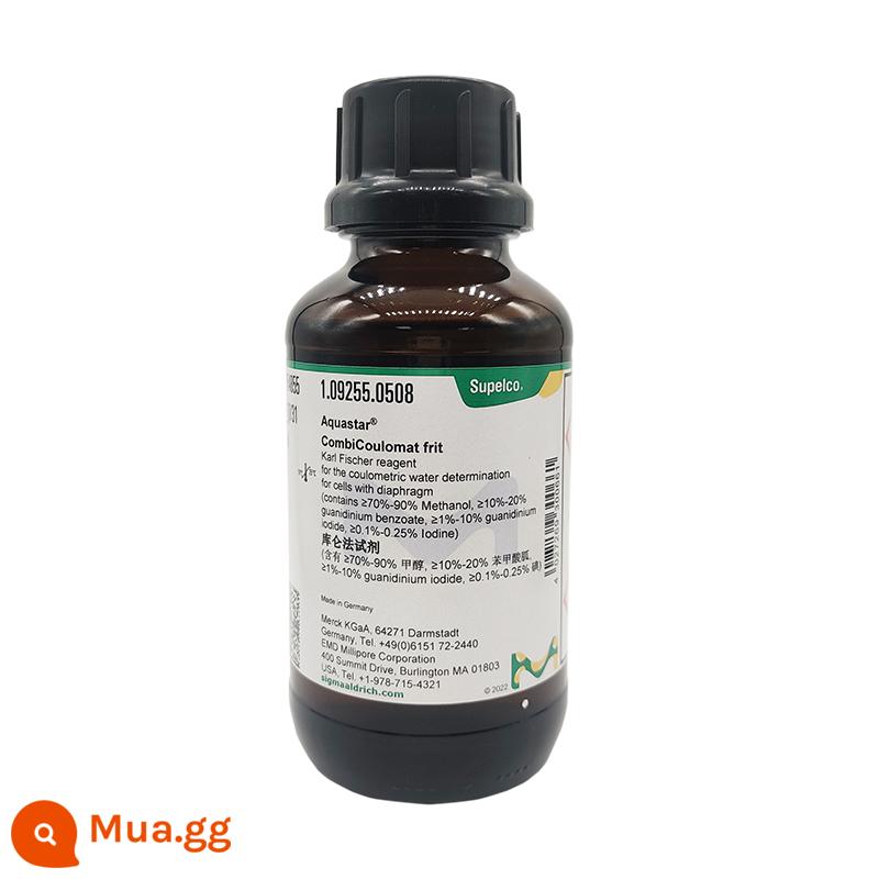 Thuốc thử Coulometric Karl Fischer 1.09255.0500 Karl Fischer Anolyte 1.09257.0500 - Phương pháp đo điện lượng 1.09255.0508 (số bài viết mới)