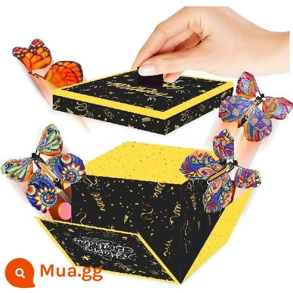 Hộp bướm bay bất ngờ mới Sáng tạo DIY Folding - C