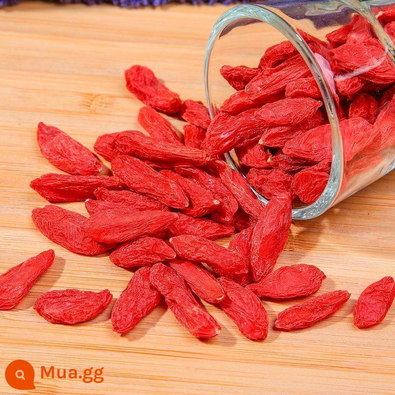 Ningxia red Wolfberry chính hãng Wolfberry cao cấp không cần rửa hạt lớn trà ăn liền túi 50g đóng hộp - 50g Ninh Hạ túi trái cây lớn không cần rửa