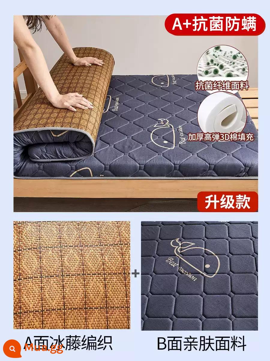 Nệm cao su đệm ký túc xá sinh viên giường đơn nệm chiếu tatami xốp cho thuê thảm đặc biệt đệm ngủ - Nệm cá voi=3,5cm-(A+kháng khuẩn và chống mạt) có thể sử dụng được cả hai mặt