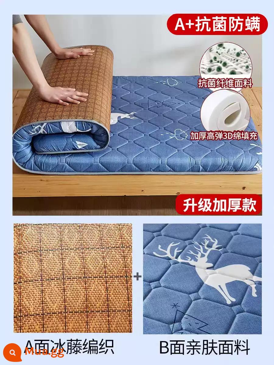 Nệm cao su đệm ký túc xá sinh viên giường đơn nệm chiếu tatami xốp cho thuê thảm đặc biệt đệm ngủ - Nệm Elk=4.5cm (A+kháng khuẩn và chống mạt 3D) có thể sử dụng được cả hai mặt