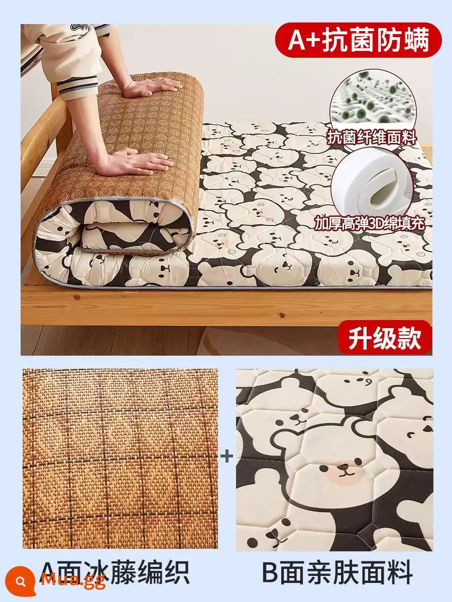 Nệm cao su đệm ký túc xá sinh viên giường đơn nệm chiếu tatami xốp cho thuê thảm đặc biệt đệm ngủ - Có thể sử dụng nệm chiếu Xiongxiong Zhuangzhuang=3,5cm-(A+kháng khuẩn và chống ve) ở cả hai mặt