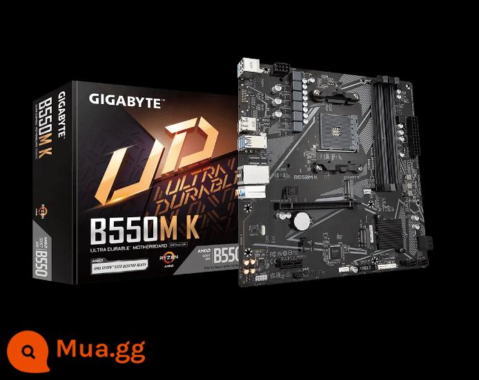 Bo mạch chủ Gigabyte/GIGABYTE A520 B450 B550 B650 hỗ trợ CPU R5 5600G 5700X - Gigabyte B550M K