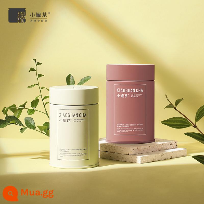 Bình trà nhỏ, trà hoa nhài, hương thơm đậm đà, loại đặc biệt Tieguanyin, Jinjunmei, trà Dahongpao, hộp quà, trà để bạn tiêu dùng - Trà Lài + Lông Mày Vàng