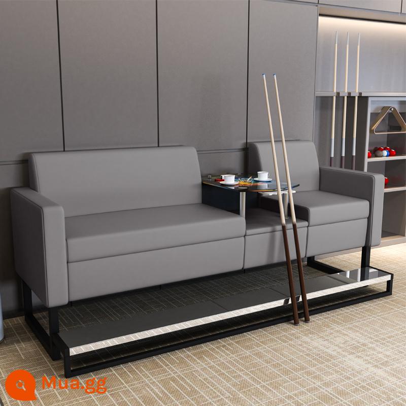 Ghế xem bóng,ghế sofa bi-a,ghế xem bóng,phòng chơi bi-a,ghế xem bóng,ghế sofa đặc biệt phòng bi-a,ghế sofa phòng bi-a - 1S ba người màu xám