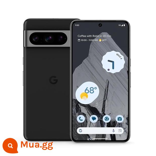 Google Google Pixel 8Pro Pixel8 pixel8 pro Điện thoại Android gốc thế hệ thứ tám của Google - Pixel 8Pro Obsidian Black [Mở khóa bản gốc tại Hoa Kỳ]