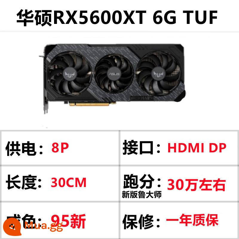 Card đồ họa RX580/590 8G RX5600/5700xt/6700XT GTX1060/1070/1080Ti - ASUS RX5600XT 6G TUF