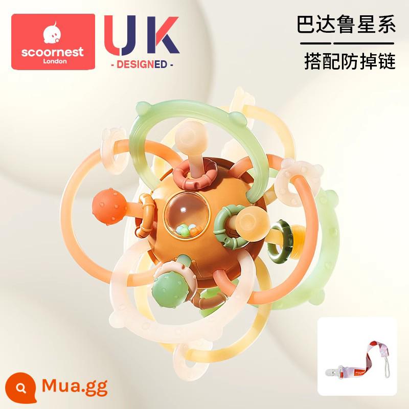 Kechao Manhattan tay cầm bóng cho bé silicone nhai miếng dán đồ chơi cho bé 0-6 tháng tuổi mọc răng dính 0-1 tuổi - Badalu Galaxy (bắt bóng bằng tay + bảo vệ dây chuyền miễn phí)