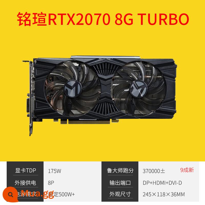 Card đồ họa tháo rời MSI/Colorful RTX2060 6G 2060S RTX2070S 8G 2080S - Quạt kép Maxxuan RTX2070 8G