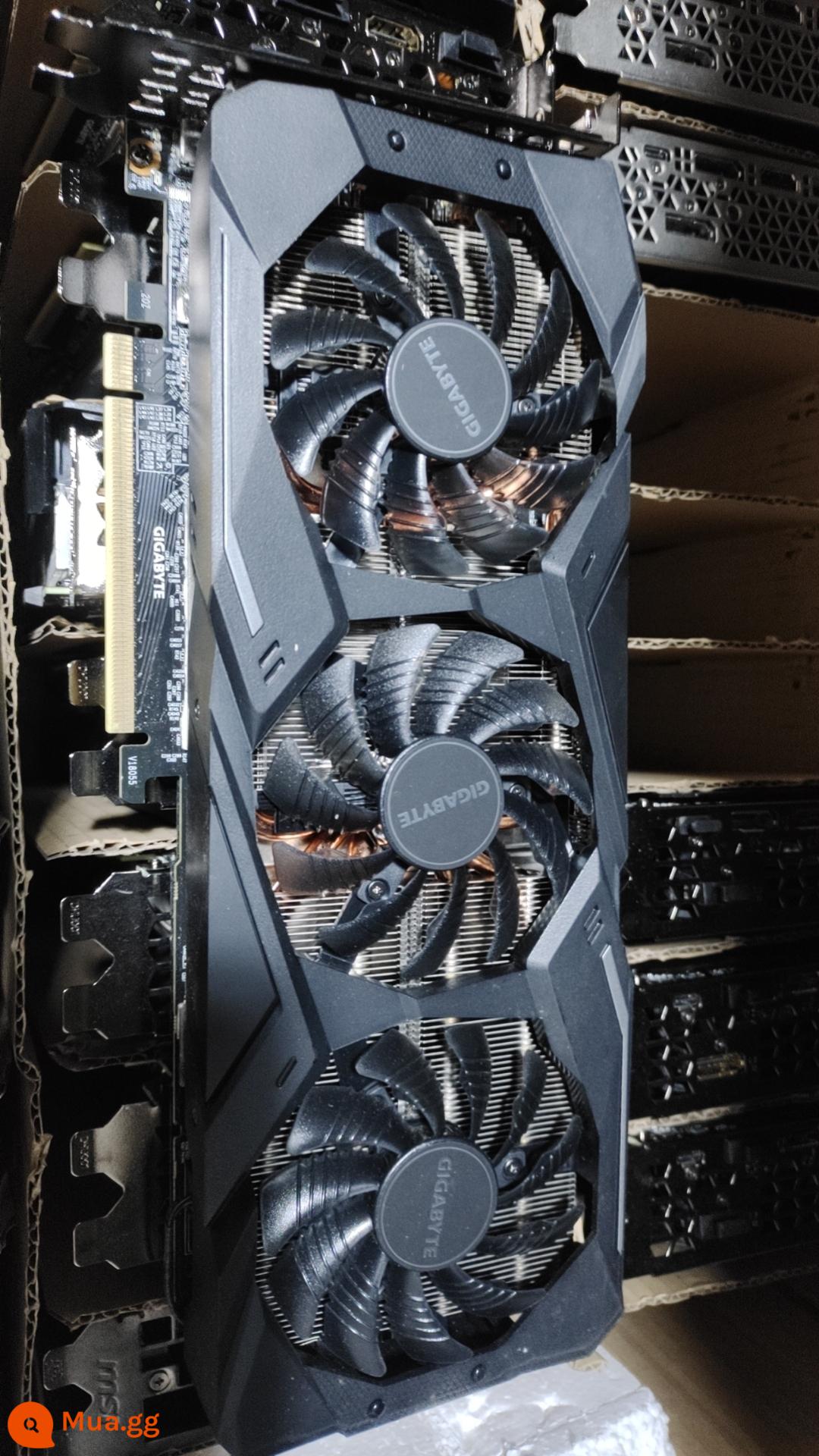 RTX2080ti phiên bản công cộng turbo magic sửa đổi 22G đầy máu và nguồn điện đầy đủ 300a core Ai vẽ card đồ họa deep learning - Quạt ba Gigabyte gốc 300