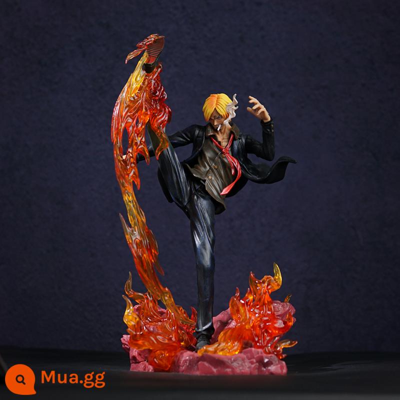 One Piece Tay Model Luffy Zoro Acero Sanji Doll Full Set Anime Món Quà Sinh Nhật Vật Trang Trí Búp Bê - Ngọn lửa Sanji/Chiều cao khoảng 35cm