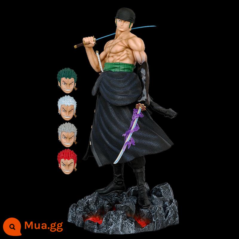 One Piece Tay Model Luffy Zoro Acero Sanji Doll Full Set Anime Món Quà Sinh Nhật Vật Trang Trí Búp Bê - Zoro cầm kiếm/cao khoảng 50cm