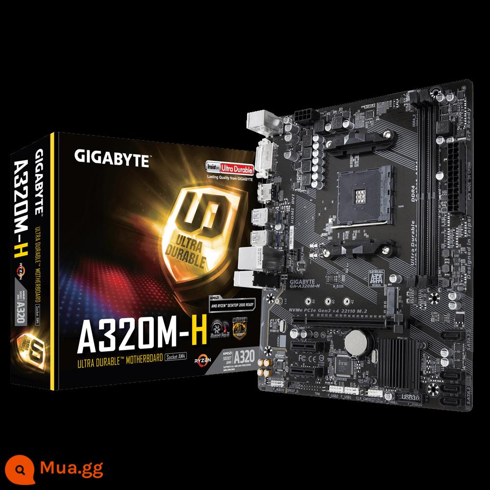 Bo mạch chủ Gigabyte MSI A320M A620M B650M H F K MORTAR GAMING WIFI AMD - Gigabyte A320M-H trong suốt